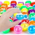 thumbnail image 2 of NOGIS 150 Pcs Gumball Vending Machine Capsules Empty Clear Colored Round Capsules Random Colors Plastic Containers Toy Capsules for Prizes Party Favors (1.1 Inch), 2 of 7
