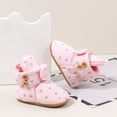 thumbnail image 4 of TAIAOJING Baby Girls Boys Star Print Booties Soft Non- Sole Winter Warm Cozy Toddler First Crib Shoes Breathable Footwear 18-24 Months, 4 of 7