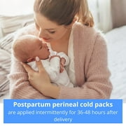 Medline Perineal Cold Packs, Postpartum Care Absorbent Pads, 24 Count, 4.5 in x 14.25 in