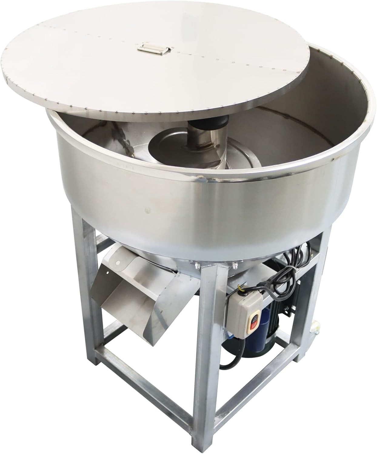 110LBS Stainless Steel Vertical Particle Feed Fertilizer Mixer for Farm Factory Use Mixer