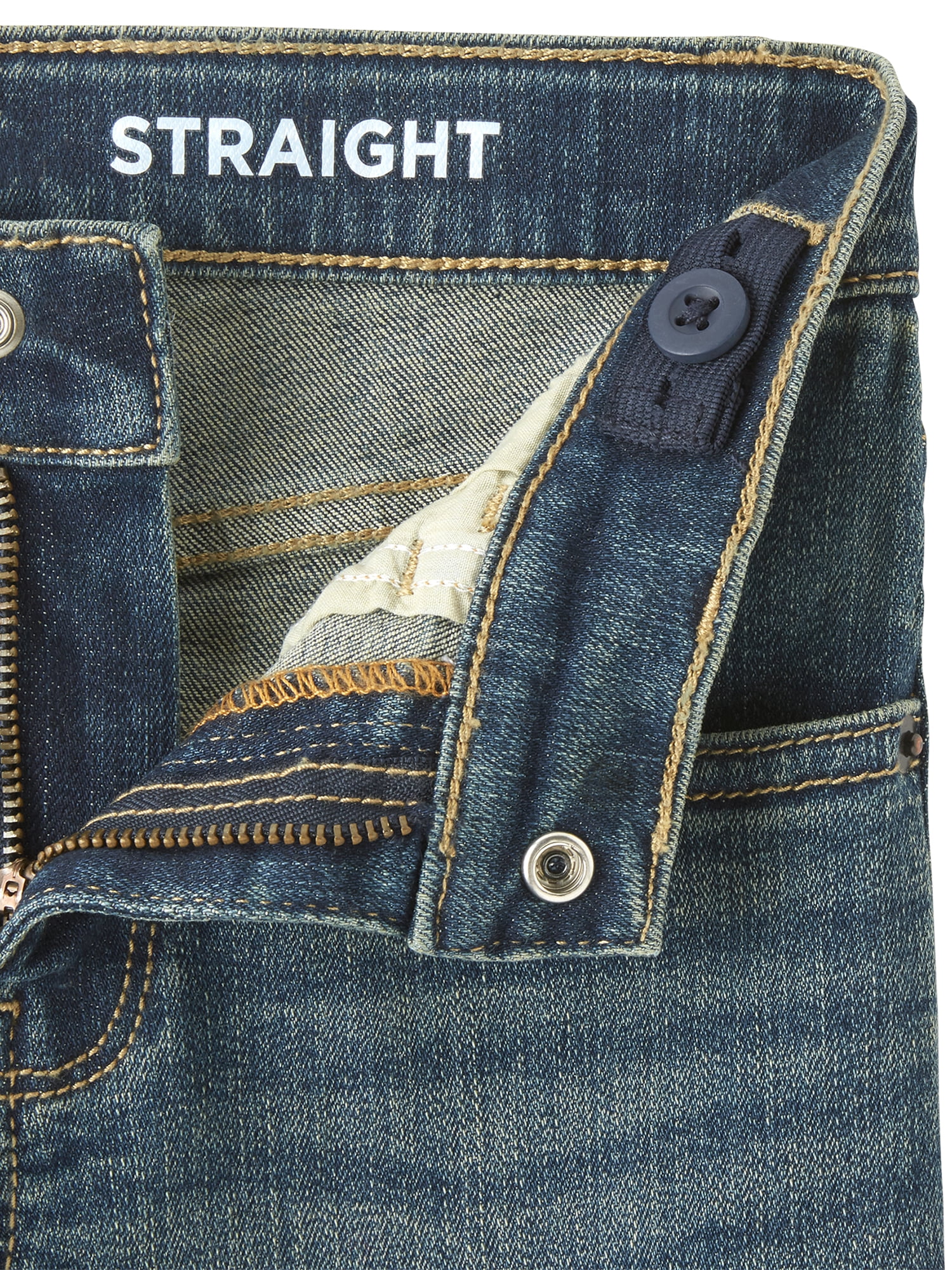 The Children's Place Boys Straight Fit Denim Jeans, 4-Pack, Sizes 4-18