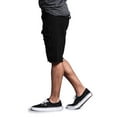 thumbnail image 4 of Victorious Men's Distressed Colored Denim Shorts DS431 - Black - 38, 4 of 6