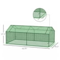 thumbnail image 5 of imerelez 71" x 36" x 28" Mini Greenhouse Portable Hot House for Plants with Large Zipper Windows for Outdoor, Indoor, Garden, Green, 5 of 8