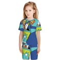 thumbnail image 2 of Saiise Scooby-Doo Ck 2-Piece Cozy Pamas For Little/Big Childern Short Sleeves Cool PJs Set Kid 2 Piece Pama Set-Small, 2 of 7
