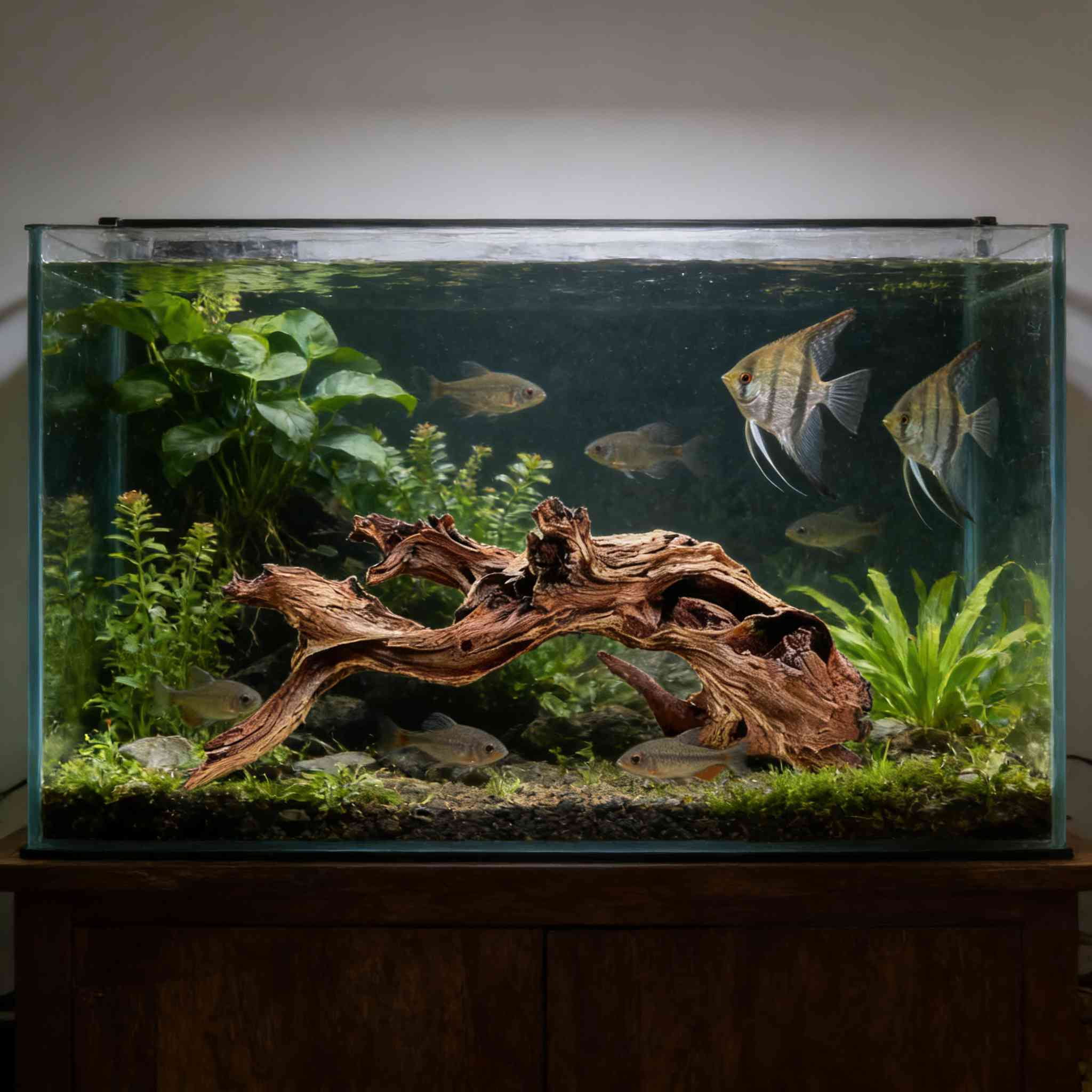 3Pcs Real Natural Driftwood for Aquarium, 5.9"-10" Aquarium Decor Wood Freshwater Fish Tank Reptile Driftwood Branch