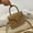 khaki, variant on Shangxin Texture Small Bag Women's 2020 Fashion Korean Version Net Red, Yangqi, Solid Color, Hand-Held, One-Shoulder, Cross-Body Women's Bag