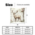 thumbnail image 5 of Elk Deer Velvet Throw Covers Pillows with Unique Patterns - Set of 2 Decorative Pillow Inserts in 16x16, 18x18, 20x20 Inches for Home Decor and More, 5 of 6
