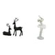 thumbnail image 1 of Elegante juego de figuras de resina de reno y bailarina y escultura de niña bailarina para sala de estar, dormitorio, oficina, decoración, regalo, 1 of 8