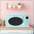 thumbnail image 4 of Nostalgia 0.7 cu ft Retro Microwave Oven, 700W Countertop Microwave Oven with 8 Auto Cook Programs, Aqua, 4 of 7
