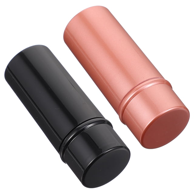 DEEPCRAFF 2Ud Brochas Retráctiles Y Polvo Con Ergonómico Color Rojo Para Maquillaje Facial