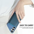thumbnail image 2 of Magnetic 2 in 1 Detachable Wallet Compatible with Samsung Galaxy A15 Case, with Card Holder Faux Leather Men Women Compatible with MagSafe Phone Cover for Samsung Galaxy A15, Blue, 2 of 11