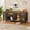 Rustic Brown, variant on LuckyNote 80" Dog Crate End Table, Heavy Duty 2-Door Indoor Pet Kennel, TV Stand Side Table for Living Room, Rustic Brown