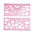thumbnail image 1 of jifeng Règle Géométrique 20 cm Portable Claire Gabarit de Dessin Multifonction pour Rouge, 1 of 4