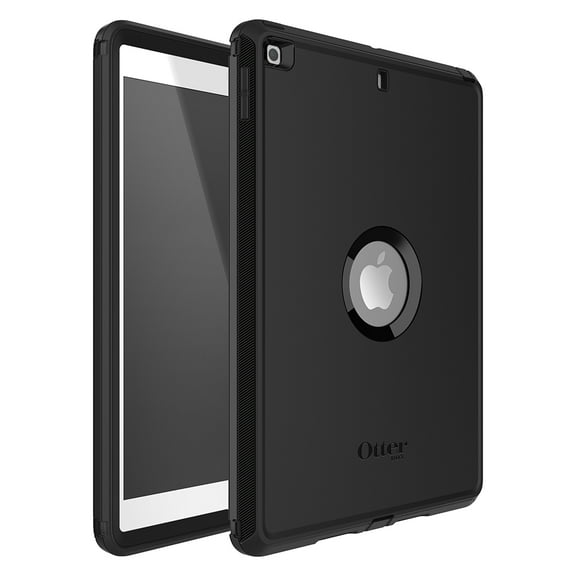 OtterBox Defender Series Case for iPad 7th, 8th & 9th Gen (10.2" Display - 2019, 2020 & 2021 Version) - Black, Rugged, Durable, Multi-Layer Protection