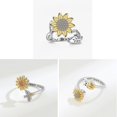 thumbnail image 3 of Bague Anti-Anxiété Fleur Anti-Stress Bague Spinner, 3 of 5