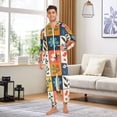 thumbnail image 6 of FORMRS Onesies Pajama for Adults Unisex Hoodie Winter Jumpsuit One Piece Sleepwear, Sizes S-2XL, Floral Patterns, 6 of 7
