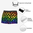 thumbnail image 3 of Vsdgher Dragon Scales Pattern Men's Boxer Brief Underwear,Soft Funny Underwear for Men-Small, 3 of 5