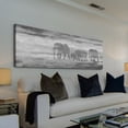 thumbnail image 3 of Parade of Tusks by Parvez Taj Painting Print on Wrapped Canvas, 3 of 6