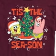 thumbnail image 3 of SpongeBob SquarePants - Tis The Season Christmas Spongebob and Patrick - Men's Short Sleeve Graphic T-Shirt, 3 of 6