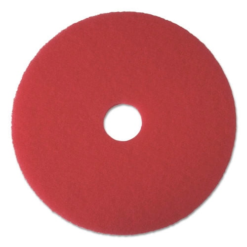 15" Red Floor Buffing Pads 