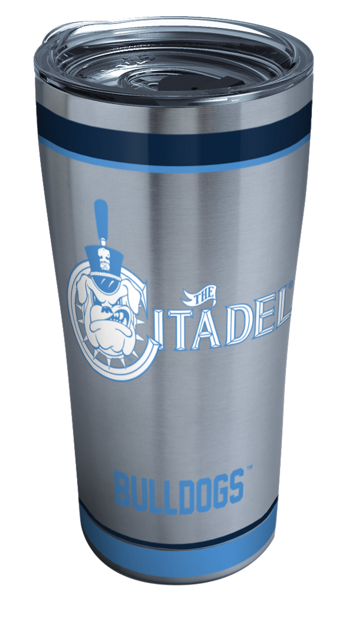 Tervis 1272054 Citadel Bulldogs All Over Insulated Tumbler With Wrap 16 oz Clear 