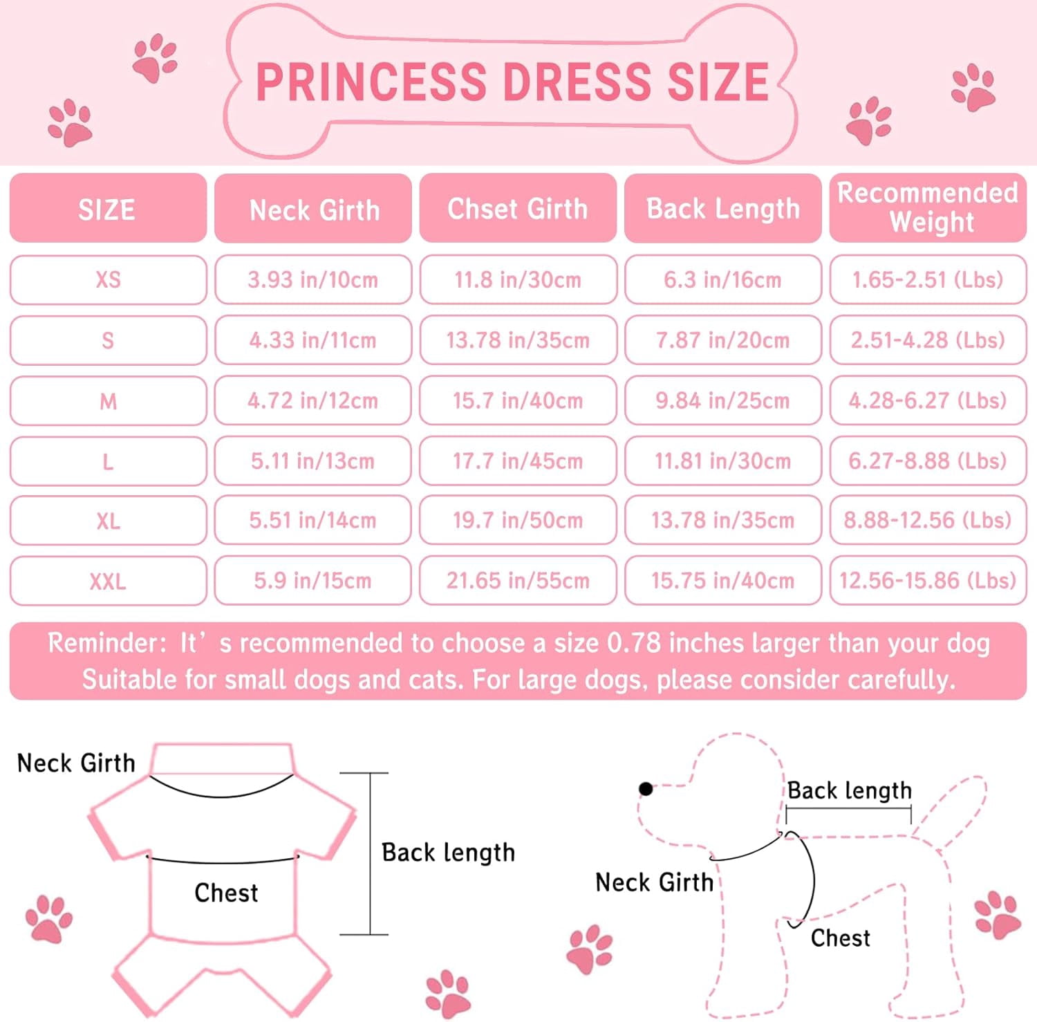 XiHAMA Dog Dresses, Fashion Pet Dog Clothes, Striped Mesh Puppy Dogs Princess Dresses