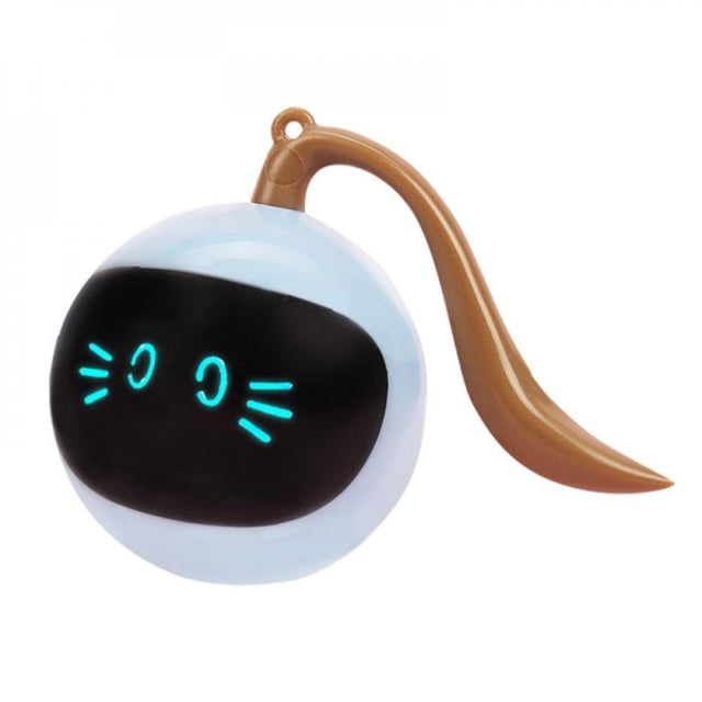 Liquidation Finale! Jouet Intelligent pour Chats, Balles Interactives Automatiques, Roue d'Exercice pour Chats d'Intérieur, Objets pour Chats Rechargeables par USB, Jouets Lumineux Colorés à LED