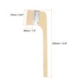 thumbnail image 2 of Uxcell Paint Brush 3Pcs 1 Inch Soft Wool Variety Angled Bend Brushes Radiator Paint Brush White, 2 of 6