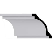 11 7/8"H x 9 1/2"P x 15 1/4"F x 94 1/2"L Classic Crown Moulding