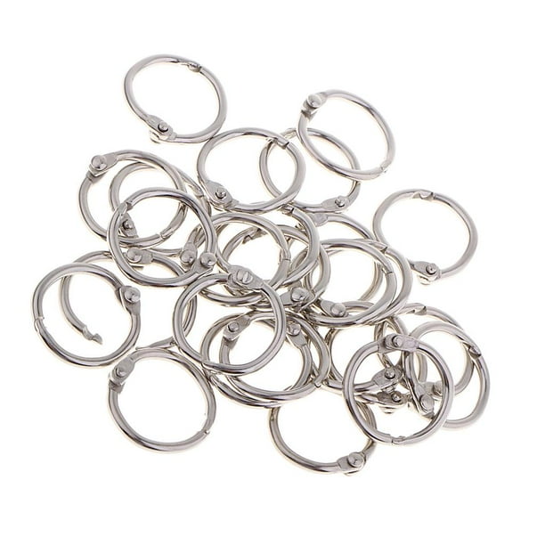 10/20 / 30x de carpeta de hojas sueltas que une parte de libro anillos escuela / / 14mm