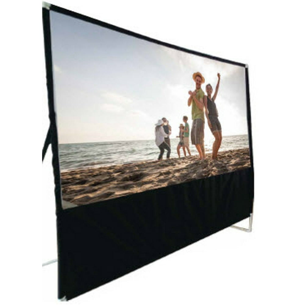 RCA INDOOR OUTDOOR 100" DIAGONAL PORTABLE PROJECTOR SCREEN Walmart