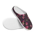 thumbnail image 3 of Lsque Rose Mix Leopard 2 Pattern Womens Comfort Cotton on Scuff With Memory Foam and Anti-skid Sole Slipper-39/40, 3 of 7
