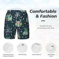 thumbnail image 4 of Kdxio Cactus 2 Print Men'S Swim Trunks With Compression Liner 7 Inch Inseam Quick Dry Swim Shorts, 4 of 7