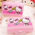 thumbnail image 4 of Caja de pastillas Kawaii Sanrio Hello Kittys, Accesorios de belleza, Mini caja de almacenamiento de plástico portátil, caja de joyería plegable, regalo para niñas, 4 of 4
