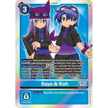 Digimon Animal Colosseum Rare Sayo & Koh EX5-065