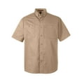 thumbnail image 4 of Harriton M585 Men's Advantage IL Short Sleeve Work Shirt-Khaki-4XL, 4 of 6