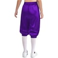 thumbnail image 2 of Yanarno Boys Victorian Era Capri Pants High Elastic Waist Bloomer Victorian Shorts for Kids Purple 8, 2 of 7