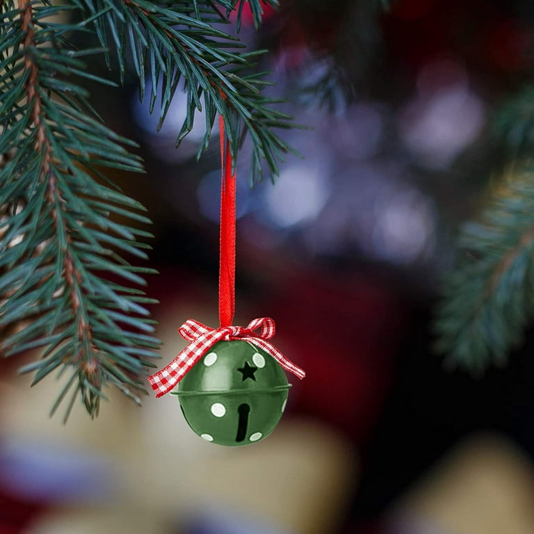Jingle Bells, 3/8(10mm) 24 Pack Small Bells for Crafts DIY Christmas, Dark  Blue 