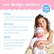 thumbnail image 4 of Muñeca JC Toys La Baby, caucásica, 50 cm, lavable con atuendo, 4 of 8