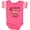 Football Pink and White, variant on My Grandma Graduated and I'm Super Proud Boys or Girls Baby Bodysuit