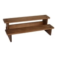 thumbnail image 2 of Guardoinrt Wooden Display Riser Shelf Collectibles Display Stand for Material]:The multi Dolls Figures Toys 2 Layer 30cm, 2 of 6