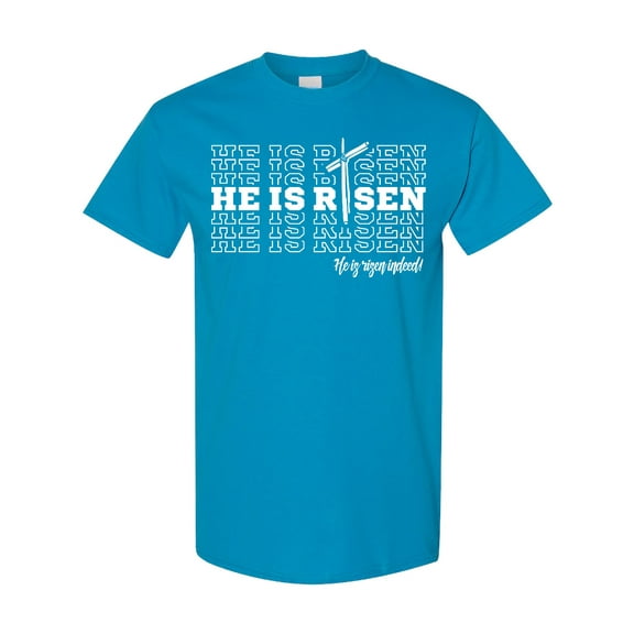 Inktastic He is Risen Mirror Words T-Shirt