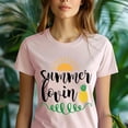 thumbnail image 5 of Beach Me Up T-Shirt – Pink Retro Sunglasses and Palm Tree Graphic Tee, Maroon, Size XL, 5 of 6