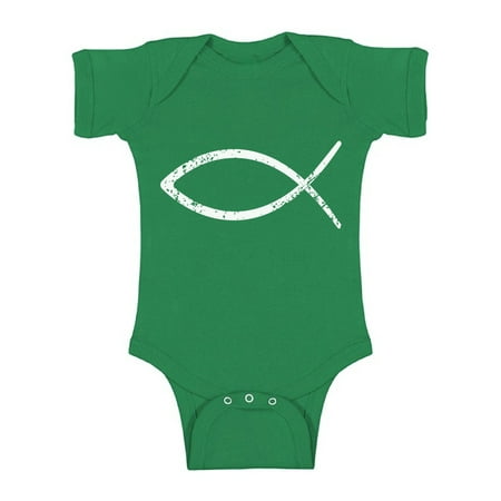 

Awkward Styles Jesus Baby Bodysuit Short Sleeve Fish Romper for Kids Christian Romper for Boys Christian One Piece for Girls Jesus Romper for Children Christian Gifts for Little One Jesus Clothing