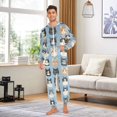 thumbnail image 6 of FORMRS Onesies Pajama for Adults Unisex Hoodie Winter Jumpsuit One Piece Sleepwear, Sizes S-2XL, Cartoon Cute Cat, 6 of 7