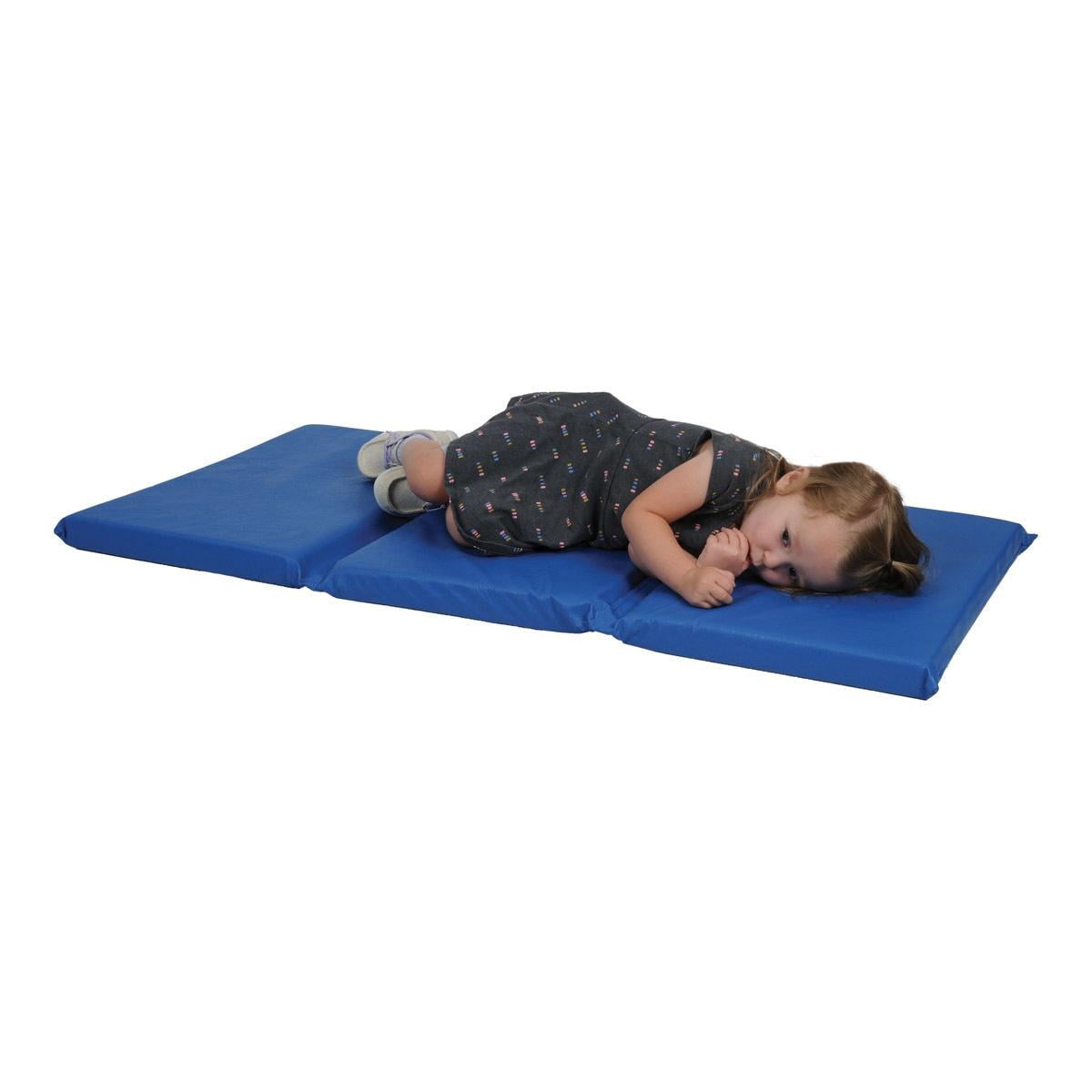 Kaplan Early Learning Company 3-Fold 1" Thick Rest Mat - Set of 4