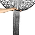 thumbnail image 4 of 2 Pack 39" Width 78" Height String Door Curtain Beads Room Divider Crystal Tassel Fringe Beaded Window Panel, 4 of 6