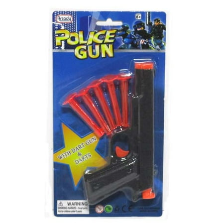 Toy Gun with 5pc Soft Darts 7 in, Case of 36