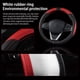 thumbnail image 2 of Microfiber Leather Car Steering Wheel Cover, Durable, A Breathable, Fits Most Cars, Warm in Winter, Universal Size Steering Wheel Covers 38cm (15 inch, 2 of 2