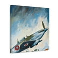 thumbnail image 2 of Vintage Airplane Graffiti - Canvas, 2 of 10